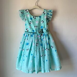 Toddler Disney Mint Chiffon Tsum Tsum Dress Size 3T